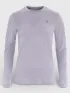 Fjallraven Abisko Wool LS W Női Fitness felső 452-Lavender Mist