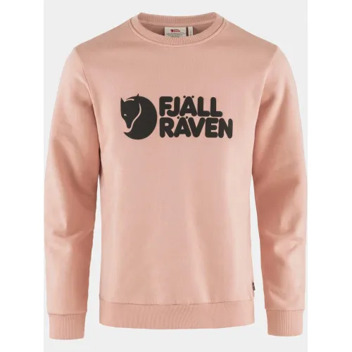 Fjallraven Fjällräven Logo Sweater M Férfi Pulóver 302-Chalk Rose