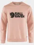 Fjallraven Fjällräven Logo Sweater M Férfi Pulóver 302-Chalk Rose