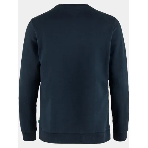 Fjallraven Fjällräven Logo Sweater M Fjallraven Fjällräven Logo Sweater M Férfi Pulóver 555-Dark Navy