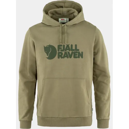 Fjallraven Fjällräven Logo Hoodie M Fjallraven Fjällräven Logo Hoodie M Férfi Pulóver 622-Light Olive