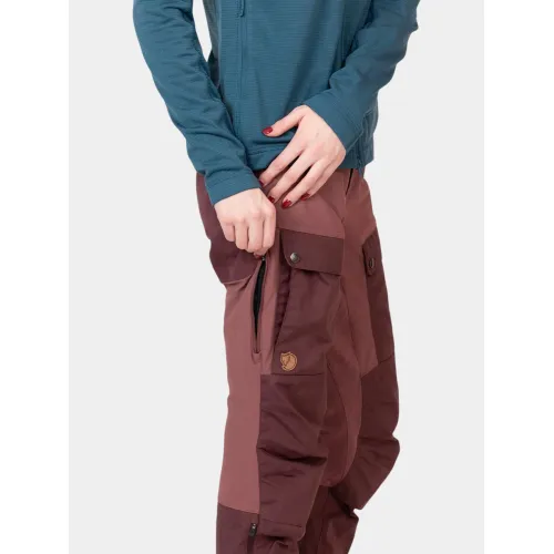 Fjallraven Keb Trousers Curved W Fjallraven Keb Trousers Curved W Női Túranadrág, esőnadrág 357-410-Port-Mesa Purple