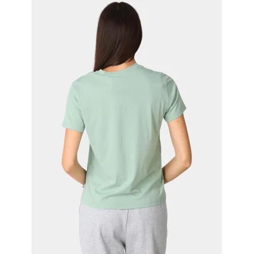 Fjallraven Fox Boxy Logo Tee W Női Póló 674-Misty Green