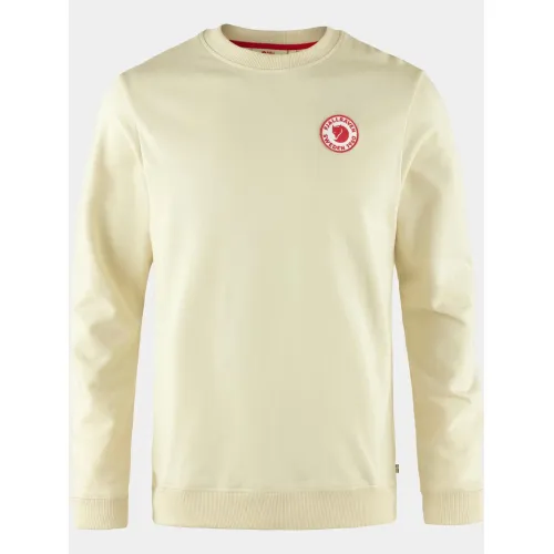 Fjallraven 1960 Logo Badge Sweater M Fjallraven 1960 Logo Badge Sweater M Férfi Pulóver 113-Chalk White