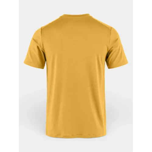 Fjallraven Abisko Wool SS M Férfi Póló 160-Ochre