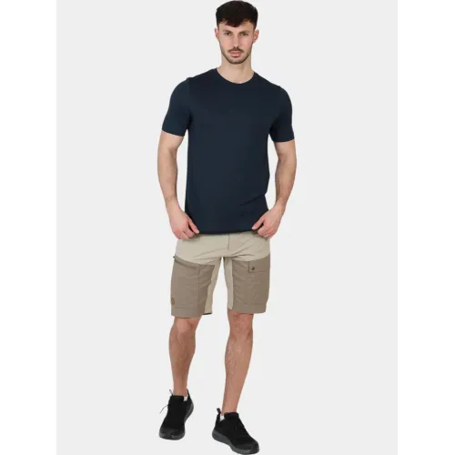 Fjallraven Abisko Wool SS M Férfi Póló 555-Dark Navy