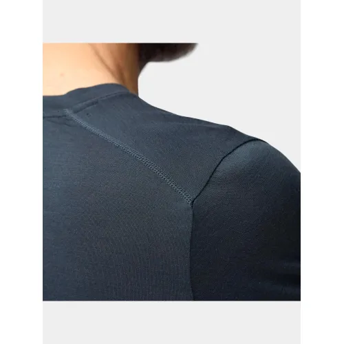 Fjallraven Abisko Wool LS M Férfi Sport felső 555-Dark Navy