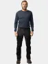 Fjallraven Abisko Wool LS M Férfi Sport felső 555-Dark Navy