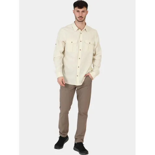 Fjallraven Övik Travel Shirt LS M Férfi Ing 113-Chalk White