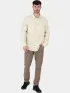 Fjallraven Övik Travel Shirt LS M Férfi Ing 113-Chalk White
