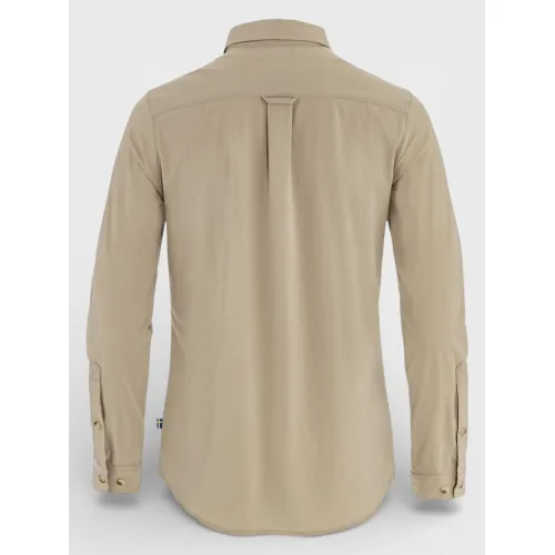 Fjallraven Övik Lite Shirt LS W Női Ing, Blúz 118-Fossil