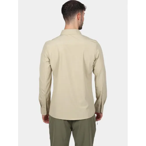 Lafuma Skim Plain Shirt Ls M Férfi Ing 4101-Straw