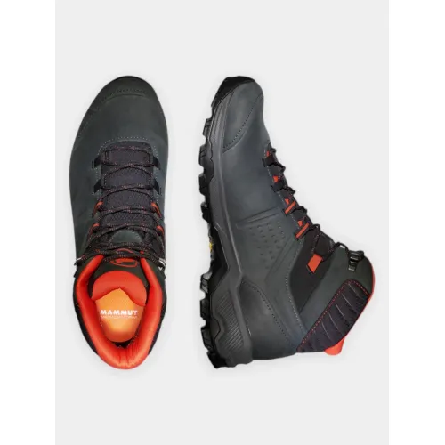 Mammut Mercury IV Mid GTX Cipő Túracipő, túrabakancs 00654-black-hot red