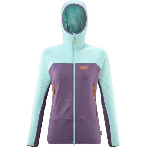 Millet Fusion Grid Hoodie W Millet Fusion Grid Hoodie W Női Polár, Softshell, Középréteg 9835-Alata/Aruba