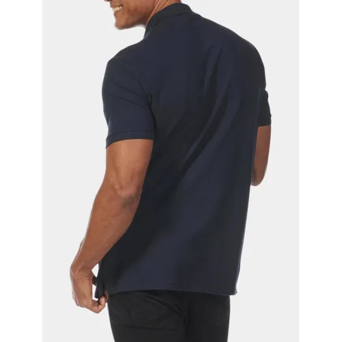 Musto ESS Pique Polo Férfi Galléros póló 597-Navy-Red