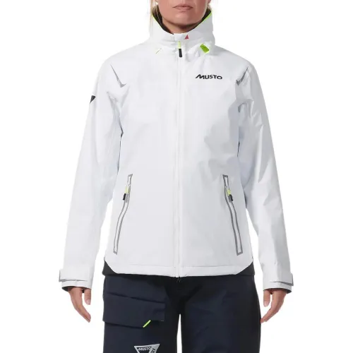Musto W Br1 Solent Jkt Női Vitorlás Kabát 002-White