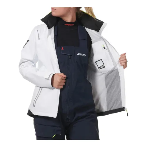 Musto W Br1 Solent Jkt Női Vitorlás Kabát 002-White