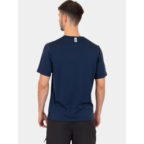 Musto M Evo Crew Sunblock Férfi Póló 597-Navy-Red