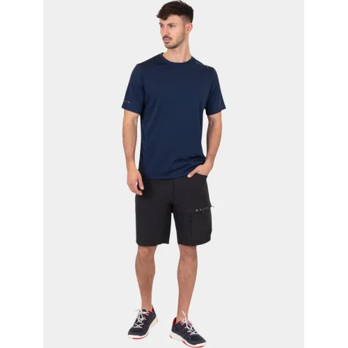 Musto M Evo Crew Sunblock Férfi Póló 597-Navy-Red