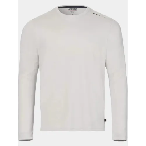 Musto M Evo Crew Sunblock Ls Tee Musto M Evo Crew Sunblock Ls Tee Férfi Hosszú ujjú póló 813-Platinum