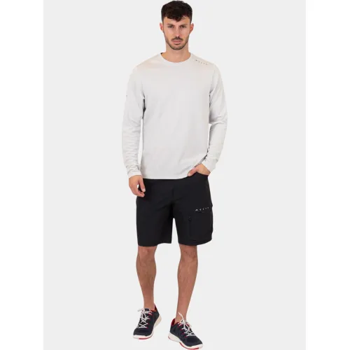 Musto M Evo Crew Sunblock Férfi Hosszú ujjú póló 813-Platinum