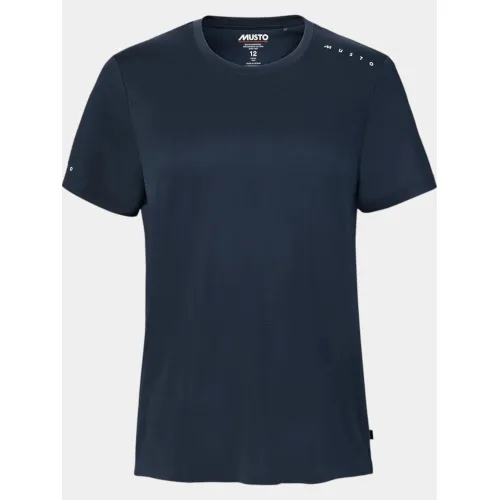 Musto W Evo Crew Sunblock Ss Tee Musto W Evo Crew Sunblock Ss Tee Női Sport felső 597-Navy