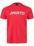 Musto M Musto Logo Tee Férfi Póló 169-Red