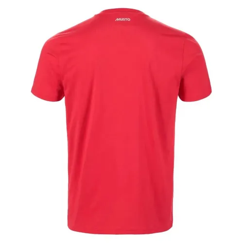 Musto M Musto Logo Tee Férfi Póló 169-Red