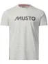 Musto M Musto Logo Tee Férfi Póló 949-Grey Melange