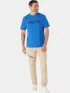 Musto M Musto Logo Ss Tee Férfi Póló 526-Nebulas Blue