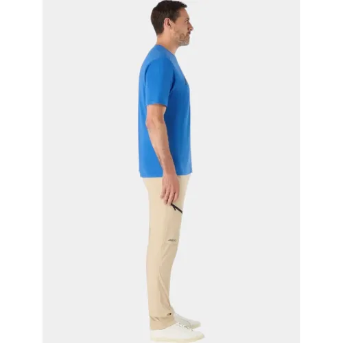 Musto M Musto Logo Ss Tee Férfi Póló 526-Nebulas Blue