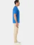 Musto M Musto Logo Ss Tee Férfi Póló 526-Nebulas Blue