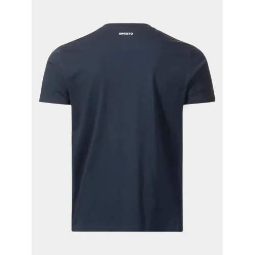 Musto M Musto Logo Ss Tee Férfi Póló 597-Navy