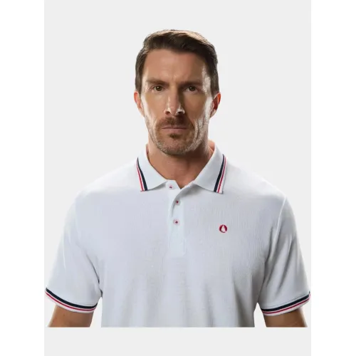 Musto M Evo Pro Lite SS Po Férfi Galléros póló 002-White