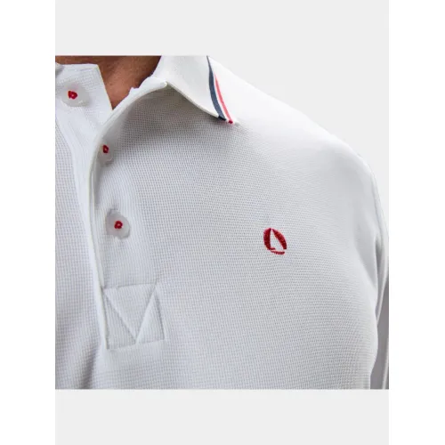 Musto M Evo Pro Lite SS Po Férfi Galléros póló 002-White
