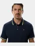 Musto M Evo Pro Lite SS Po Férfi Galléros póló 597-Navy-Red