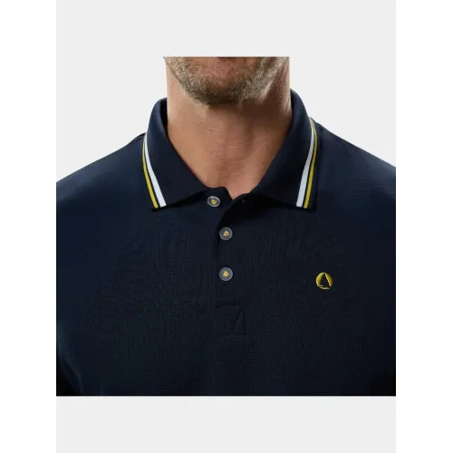 Musto M Evo Pro Lite SS Po Férfi Galléros póló 597-Navy-Red