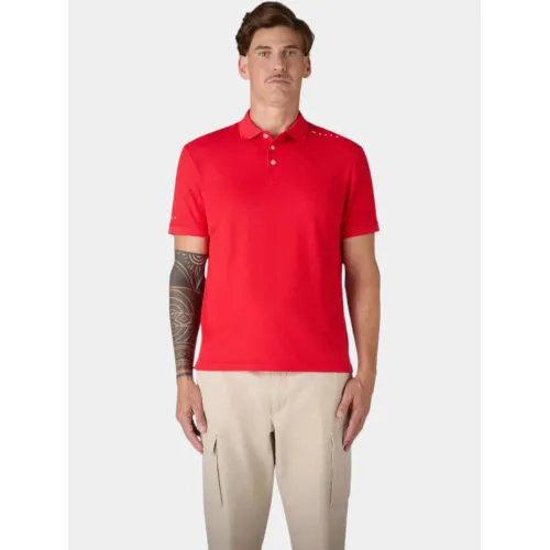 Musto M Evo Crew Pro Lite Férfi Galléros póló 169-True Red