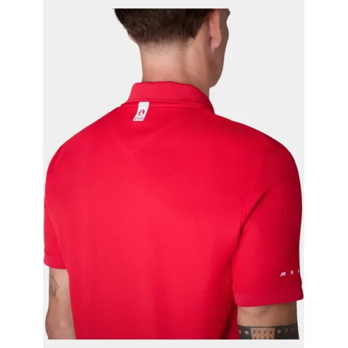 Musto M Evo Crew Pro Lite Férfi Galléros póló 169-True Red