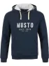 Musto M Classic Musto Hoodie Férfi Pulóver 597-Navy