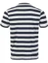 Musto M Classic Striped Ss Tee Férfi Póló 597-Navy