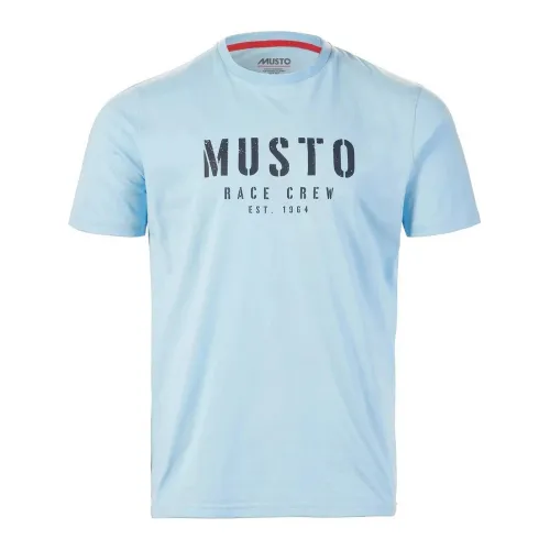 Musto M Classic Musto Ss Tee Férfi Póló 602-Clear Sky