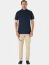 Musto M Original SS Polo Férfi Galléros póló 597-Navy-Red