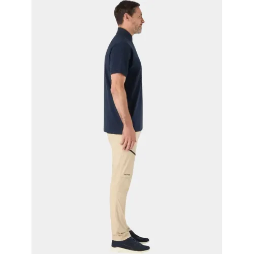 Musto M Original SS Polo Férfi Galléros póló 597-Navy-Red
