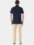 Musto M Original SS Polo Férfi Galléros póló 597-Navy-Red