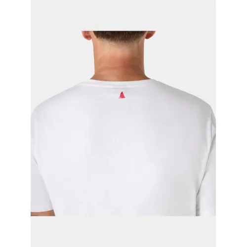 Musto M Marine Graphic SS Férfi Póló 002-White