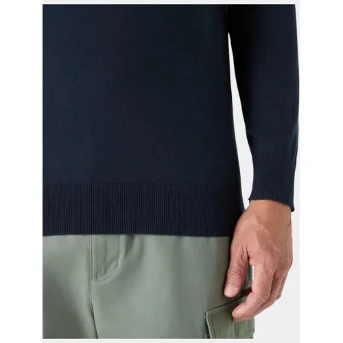 Musto M Original Lite Crew Férfi Pulóver 597-Navy-Red