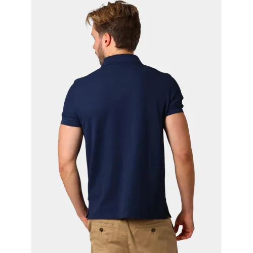 Nautica Cast Polo Shirt Férfi Galléros póló 459-Dark Navy