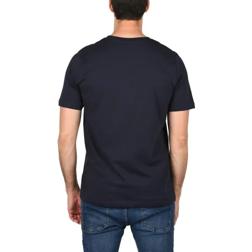 Nautica Matias T-Shirt Férfi Póló 459-Dark Navy