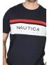 Nautica Matias T-Shirt Férfi Póló 459-Dark Navy